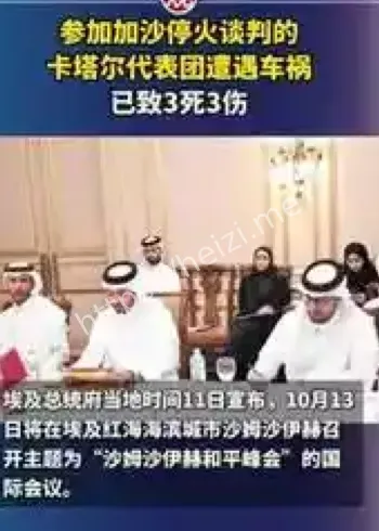 卡塔尔代表团车祸3死3伤